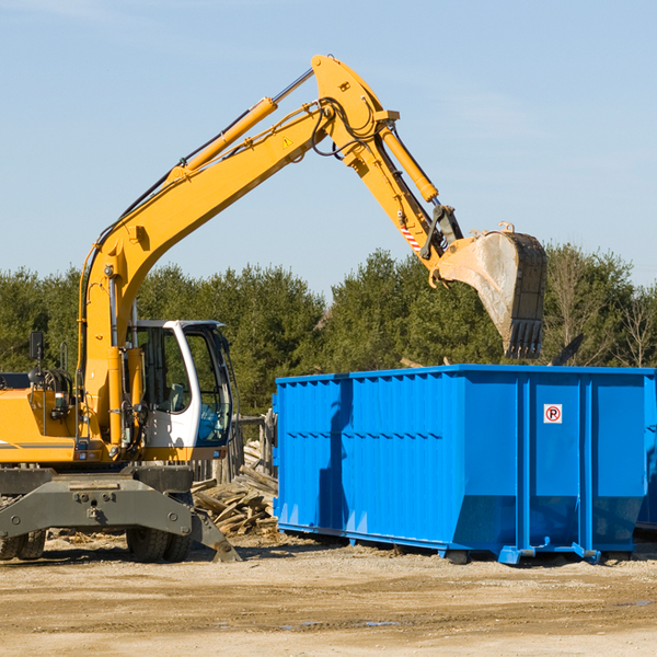 how many times can i have a residential dumpster rental emptied in Hamburg